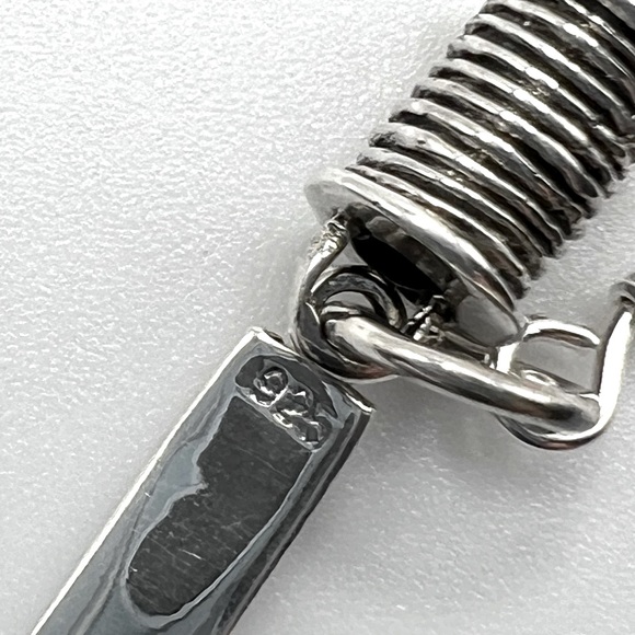 Sale $16 Firm! .925 Sterling Silver Ruler, Spool, Scissors and Thimble Earrings - Picture 11 of 11